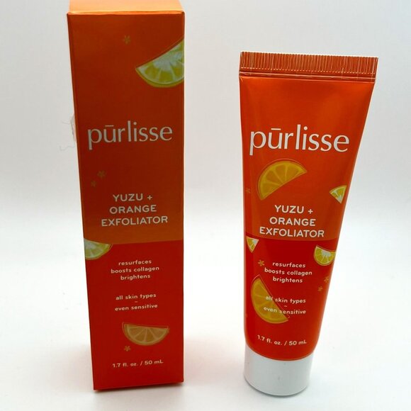 🆕 Purlisse Yuzu + Orange Exfoliator Face Polish 50  ml - Picture 1 of 5